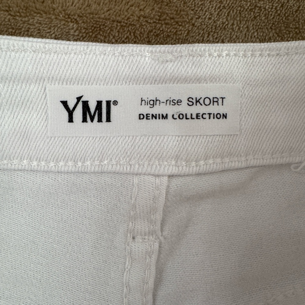 YMI White High-Rise Skort - Picture 4 of 5